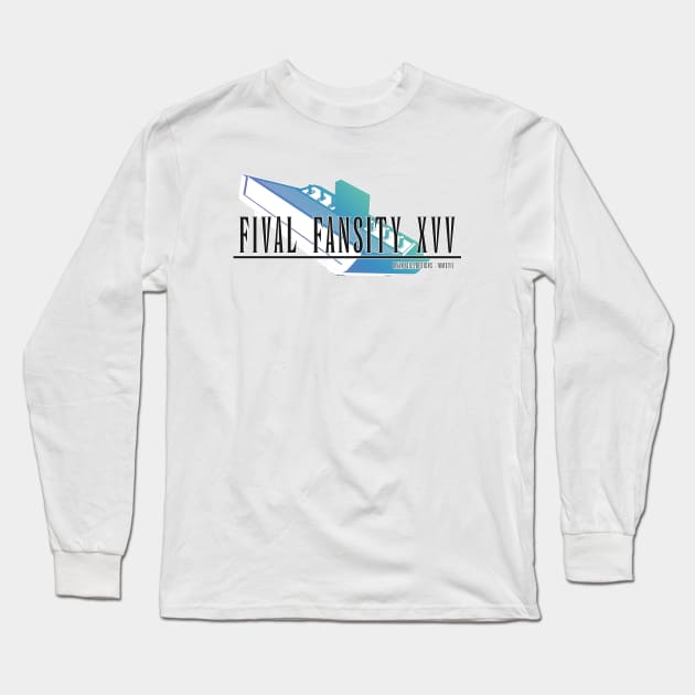 Fival Fansity XVV - 8 Bit Long Sleeve T-Shirt by RyanJGillDesigns